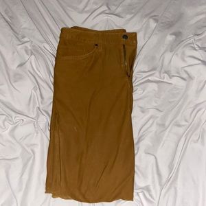 Camel color lululemon 32x32 abc slim pant